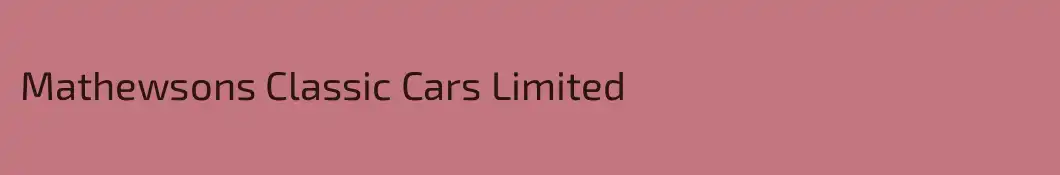 Mathewsons Classic Cars Limited